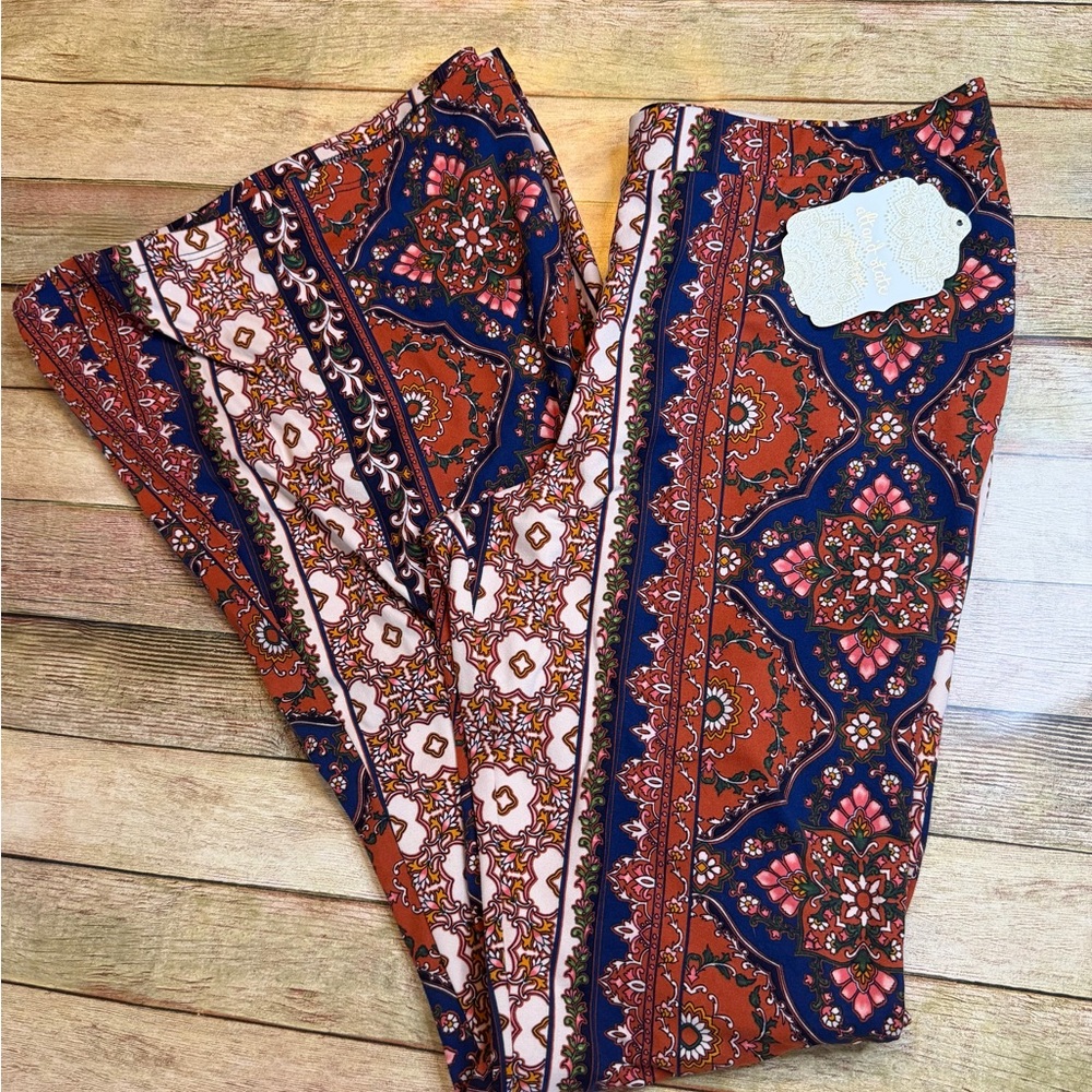Altar'd State Multicolor soft flare Pants